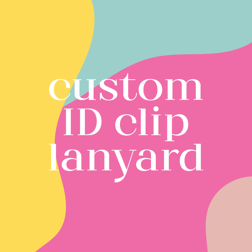 Custom ID Lanyard